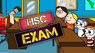 HSC EXAM  Bangla funny cartoon video  Bangla [upl. by Yot]