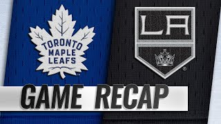 Maple Leafs roll past Kings 51 [upl. by Alcott812]