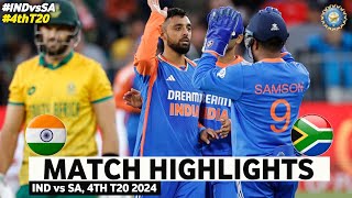 India vs South Africa 4th T20 Highlights  India vs South Africa  IND vs SA 4th T20 Highlights 2024 [upl. by Clabo]