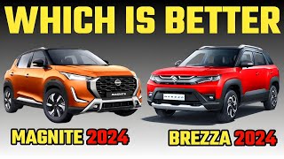 Nissan Magnite Facelift vs Maruti BREZZA 2024 ComparisonMagnite FaceliftvsMaruti BREZZA2024 Compare [upl. by Theis]