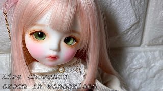 미로 리나슈슈 크림 인 원더랜드 개봉기 •Lina chouchou cream in wonderland unboxing• 풀세트리나슈슈 크림베베 [upl. by Athiste]