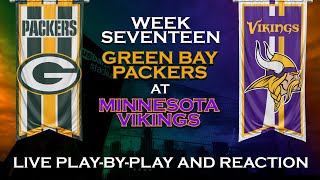 Packers vs Vikings Live Play by Play amp Reaction [upl. by Nnylyt]