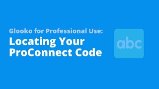 Glooko for Professional Use Locating your ProConnect Code [upl. by Atteuqram]