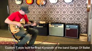 Ramsay Phillips Custom Guitars  Brad Klynsmith Custom T [upl. by Farver]