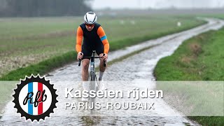 Fietsen op de kasseien van Parijs Roubaix hoe voelt dat [upl. by Nnaycart203]