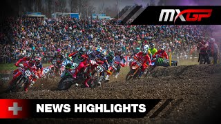 News Highlights  MXGP of Switzerland presented by iXS 2023 MXGP Motocross [upl. by Zwart]