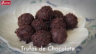 Receta de Trufas de Chocolate  Gourmet [upl. by Aldus706]