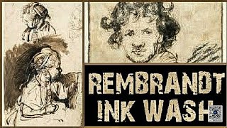 Rembrandt Inkwash Drawing Method Figure [upl. by Ilak]