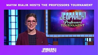 Mayim Bialik Celebrates Academia and the Professors Tournament  JEOPARDY [upl. by Dosia]