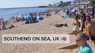 Beach Walk Southend On SeaUK 🇬🇧 🇵🇭 travel europe beach beautiful k enjoy happy beauty [upl. by Portingale]