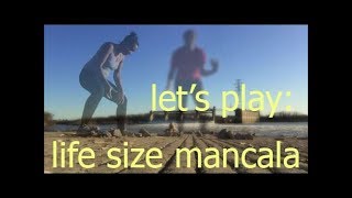 Lets Play  Life Size Mancala How to play Mancala FreeFun [upl. by Florentia]