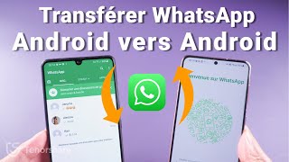 Transférer WhatsApp Android vers Android en 2022 [upl. by Ahsasal466]