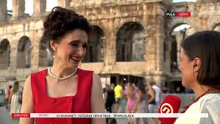 Doris Dragovic  Intervju Pula 04082024 [upl. by Shien]