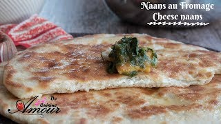 recette de cheese naan pain au fromage indien à la poele [upl. by Ellerihs]