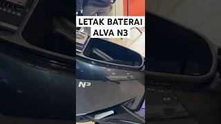 DISINI LETAK BATERAI ALVA N3 alva motorlistrik motorlistrikindonesia [upl. by Tiossem436]