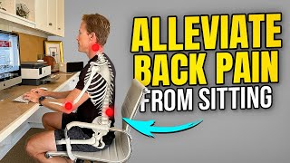 Back Pain From Your Sitting Position Try These AntiFlexion Exercises [upl. by Toor]