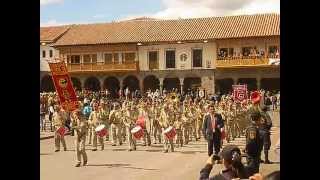 Colegio Ciencias Cusco 2012  Desfile Aniversario Fundación Republicana [upl. by Eenehs724]