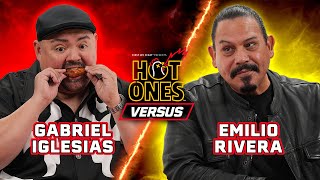 Gabriel Iglesias vs Emilio Rivera  Hot Ones Versus [upl. by Nibuz]