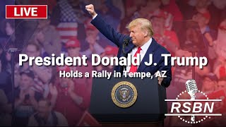 LIVE REPLAY President Trump Holds a Rally in Tempe AZ  102424 [upl. by Avalsorim]