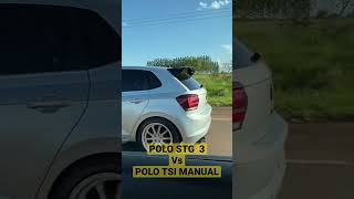 POLO TSI 2023 MANUAL ORIGINAL VS POLO STG 3 [upl. by Lothair]