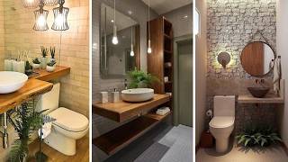 160 iDEAS de LAVAMANOS PARA BAÑO que te inspirarán en tu proyecto  LAVABOS PARA BAÑOS PEQUEÑOS [upl. by Ijic865]