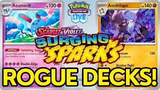 The Best Rogue Decks in Surging Sparks w PTCGL Lists [upl. by Azil]