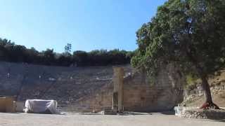 théâtre dÉpidaure en grèce  Epidaurus theatre greece  希臘 埃皮達魯斯 [upl. by Nohsav567]