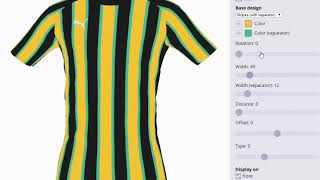 PES 2020 Kit Creator  Stripes with Separator [upl. by Aleunam62]