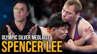 Spencer Lee earns Olympic wrestling silver medal [upl. by Slavin179]