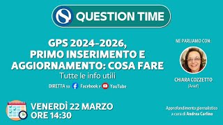 GPS 20242026 primo inserimento o aggiornamento cosa fare [upl. by Kalle]