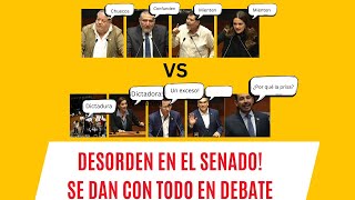 ¡Desorden en el senado se dan con todo [upl. by Essirahc353]