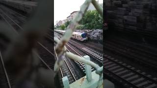 MNRR 8 car M7A on the harlemline crossing under the 183rd St bridge mta metronorth [upl. by Sosthina]