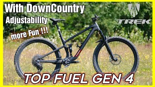 All new Trek Top fuel gen 4  Trail bike with downcountry adjustability and they said its more fun [upl. by Eivad243]