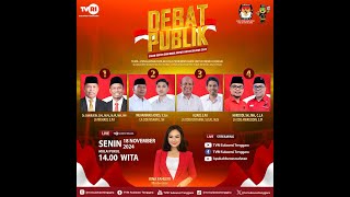 🔴 DEBAT PUBLIK PASANGAN CALON BUPATI amp WAKIL BUPATI BUTON SELATAN 2024 [upl. by Eillek]