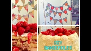 ▼▼DIY Banderoles en papier  Banderolas de papel ▼▼ [upl. by Sigmund]