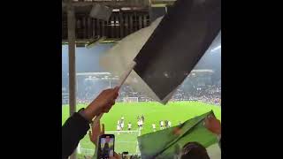 Fulham fans singing and celebrating in the Hammersmith end after beating Brentford 21 ffc fulham [upl. by Woods]