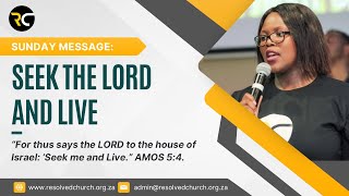 Resolved Sunday Experience Seek The Lord And Live Ministered By First Lady Ps Nombulelo Letsie [upl. by Zumstein]