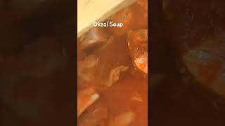 Okazi soup viralvideo food livingmylifetothefullestchannel cooking [upl. by Tacklind]