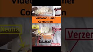 Videocon washing machine wash timer wiring connection [upl. by Grizel]