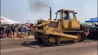 Hanomag C600 Traktor Pulling Ahnsbeck Full Pull [upl. by Ocnarf]