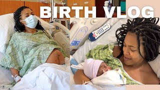 NATURAL UNMEDICATED BIRTH Vlog  Labor amp Delivery w NO EPIDURAL  FIRST TIME MOM [upl. by Morrissey]