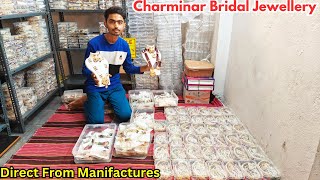 Charminar Bridal Sets Pearl Sets Jewellery Manufacturer Alishaan Bangles amp Jewellery Hyderbad [upl. by Gluck]