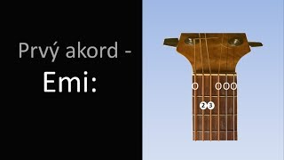 Emi  najjednoduchší gitarový akord [upl. by Pergrim]