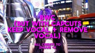 ZHEANI  BWC but with capcuts keep vocal  remove vocal [upl. by Aramen156]