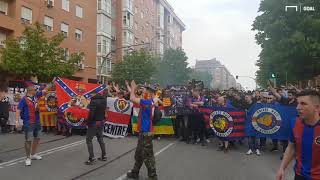 Corteo de Boixos Nois antes de la final de copa 21042018 [upl. by Acima]