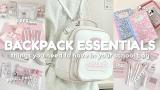 back to school backpack essentials 📚🎒 [upl. by Aneliram]