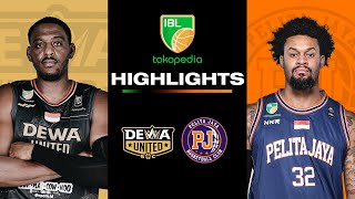 Highlight Dewa United Banten vs Pelita Jaya Jakarta  11 May 2024  IBL Tokopedia 2024 [upl. by Suirtemid]