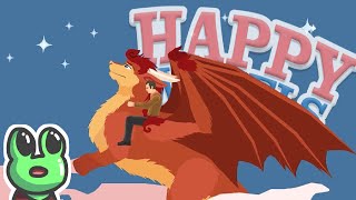 FLYING A DRAGON IN HAPPY WHEELS Featured Levels  Part 9  200Sub Special [upl. by Wylde]