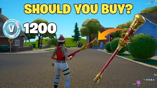 Jingu Bang Pickaxe Gameplay in Fortnite Sound Test  Review  Should You Buy [upl. by Glory538]