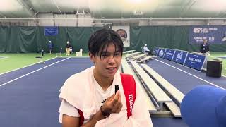 American Learner Tien Wins at 2024 Charlottesville Challenger [upl. by Annat]